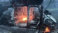 Russian attack on Kyiv: 29 cars burned in Podil district