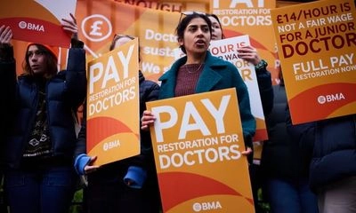  The longest strike of junior doctors in the history of the country takes place in Britain