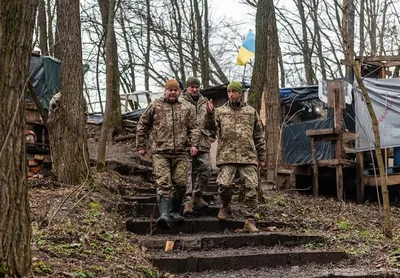 Наев проверил боевую готовность опорного пункта в Киевской области