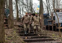 Наев проверил боевую готовность опорного пункта в Киевской области