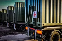The Ministry of Internal Affairs showed the field hospitals received from the Netherlands
