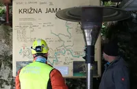 In Slovenia, a group of people were trapped in the Križna Cave, a popular tourist destination