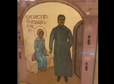 Scandal at Christmas: Icon with Stalin's image found in Georgia's capital