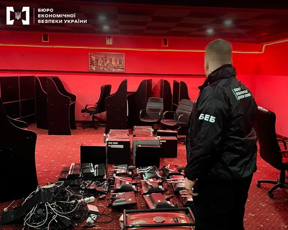 BES stops illegal activities of 7 gambling facilities in Kyiv region