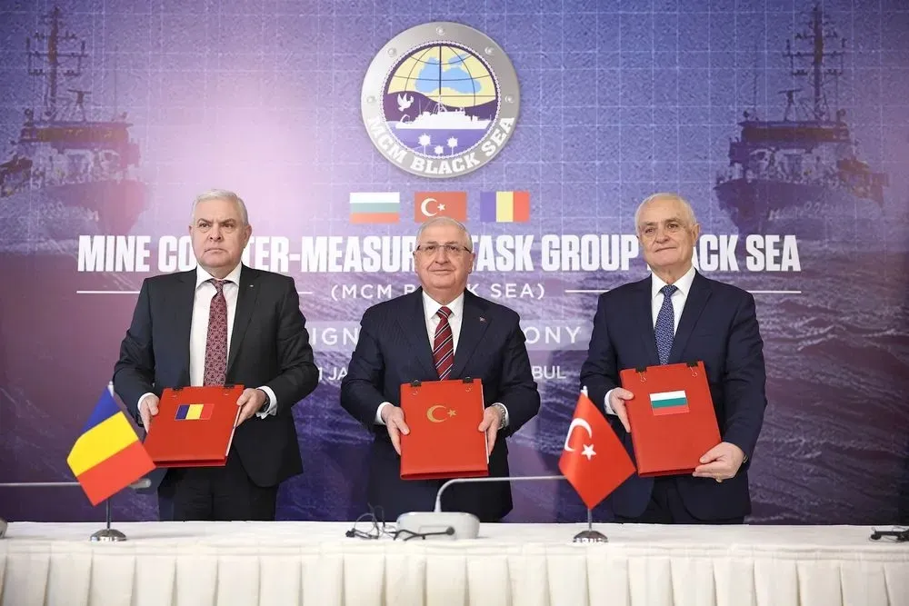 Turkey, Bulgaria and Romania sign an agreement on joint demining of the Black Sea