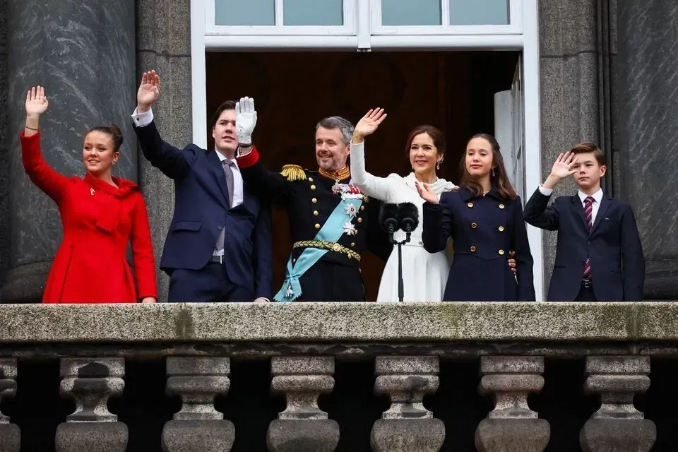 King Frederick X of Denmark succeeds to the throne in place of his mother, who has retired