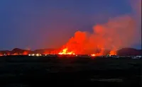 В Ісландії лава від виверження вулкана дісталася міста