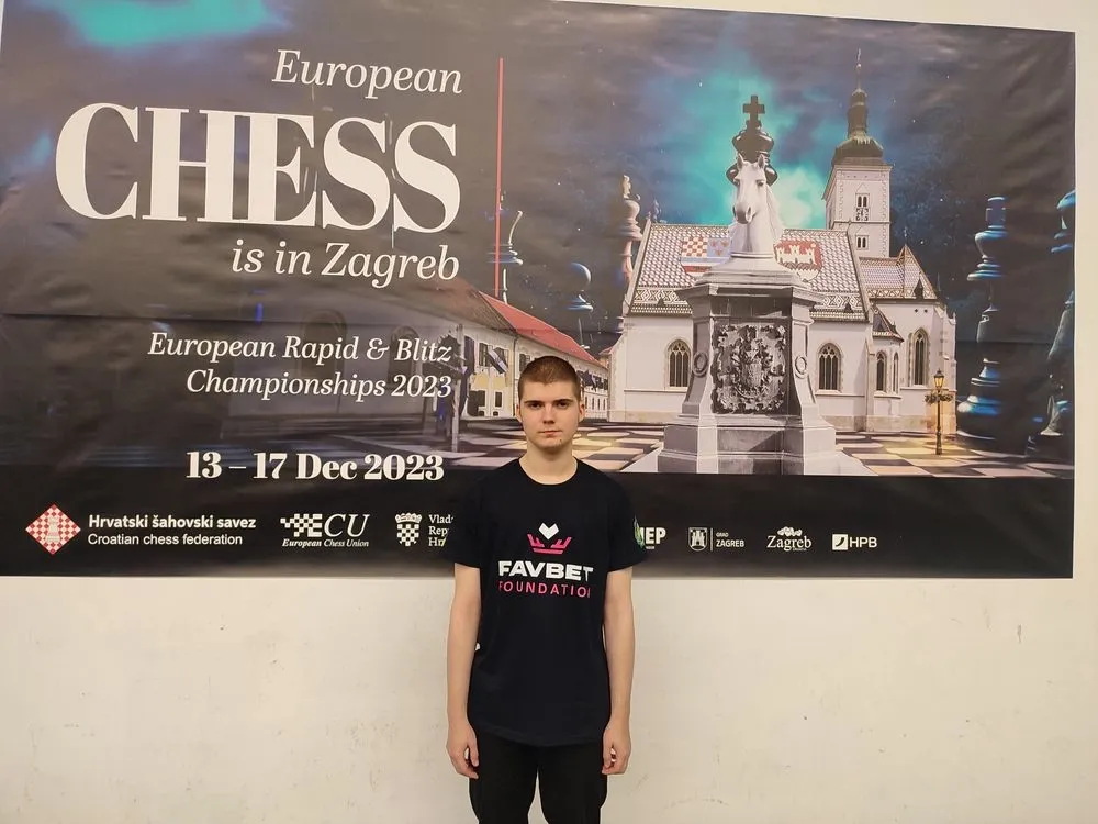 Favbet Foundation organized a trip of Ukrainian Andriy Trushko to the European Chess Championship