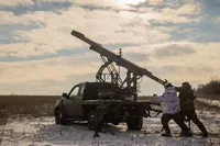 Сухопутные войска показали как работает "кошмаромобиль" на передовой зимой
