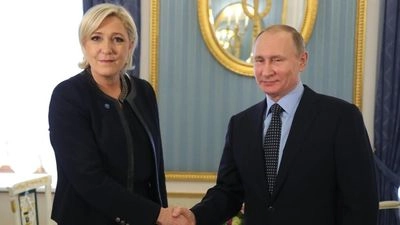 Le Pen's party is sued over its ties to Russia