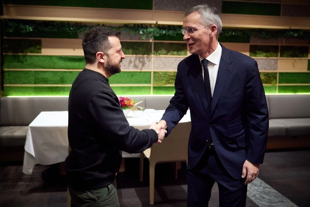 Zelenskyy and Stoltenberg discuss further strengthening of Ukraine's air defense system in Davos