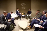 Zelensky met with the King and Prime Minister of Belgium in Davos: what is known