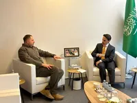 Ермак в Давосе встретился с министром иностранных дел Саудовской Аравии