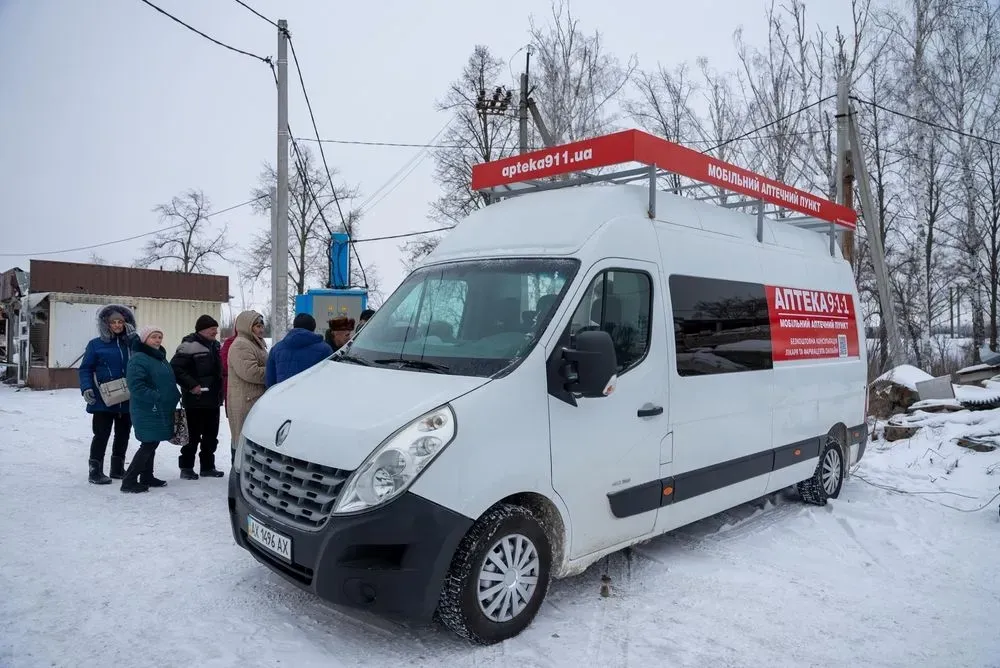 Ukraine's first mobile pharmacy launched in Kharkiv region