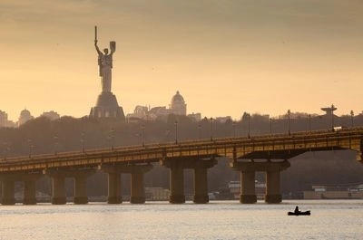 Several city train stations and a railroad bridge were renamed in Kyiv