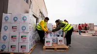 Medicines for Israeli hostages and Palestinians arrive in Gaza as part of a deal with Qatar