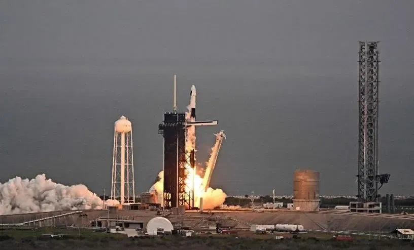 SpaceX rocket launches Axiom Space mission to deliver four astronauts to the International Space Station