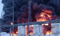 Fire at a Russian oil depot: 4 tanks still burning, people evacuated from nearby buildings