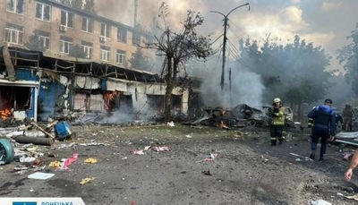 Donetsk market hit: death toll rises to 27
