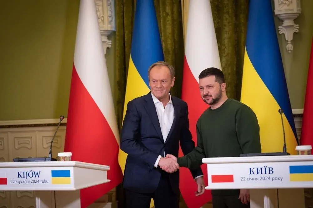 zelenskyy-and-tusk-discuss-the-situation-on-the-border-between-ukraine-and-poland