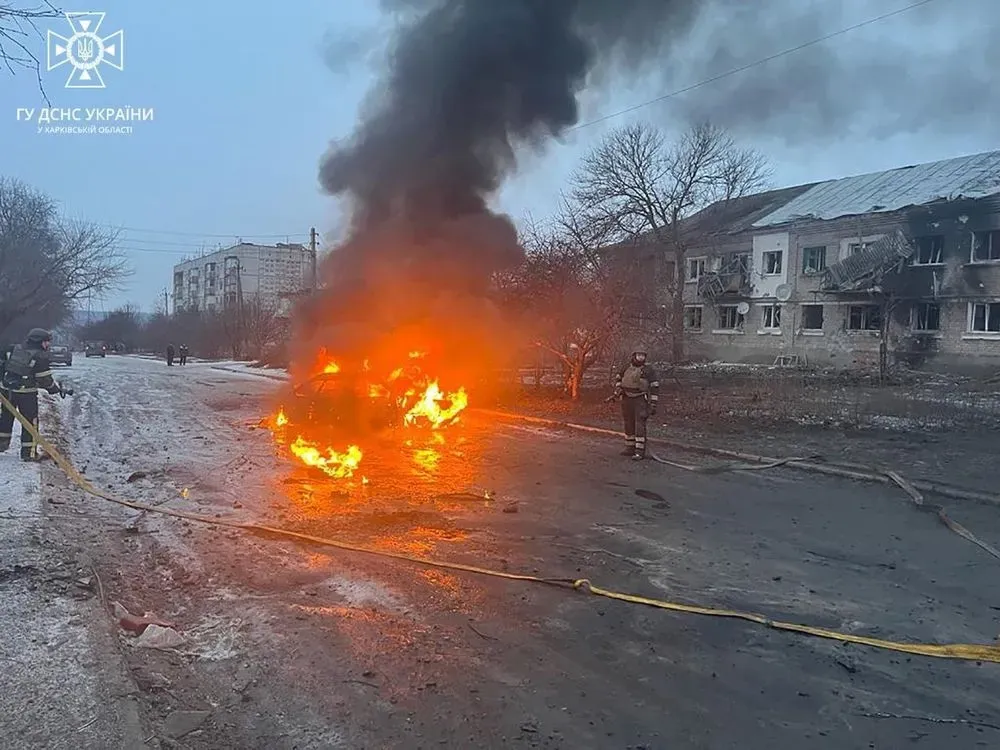 МВД показали Купянск после последнего обстрела: ВИДЕО