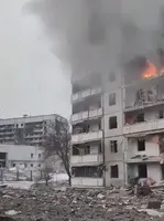 Ракетный удар по Харькову: в ОП показали видео разрушений