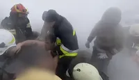 Атака рф на Харків: у МВС показали відео порятунку людини з-під завалів багатоповерхівки