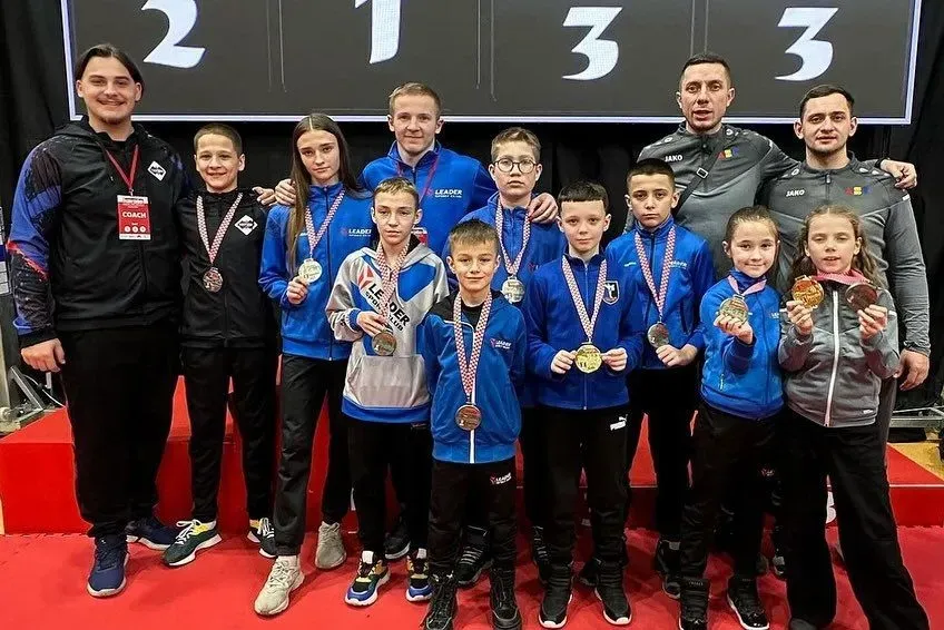 Украинские юные каратисты завоевали 45 медалей на международном турнире в Хорватии