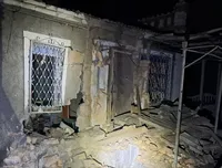 The enemy shelled Nikopol and the district at night, damaging educational and medical facilities