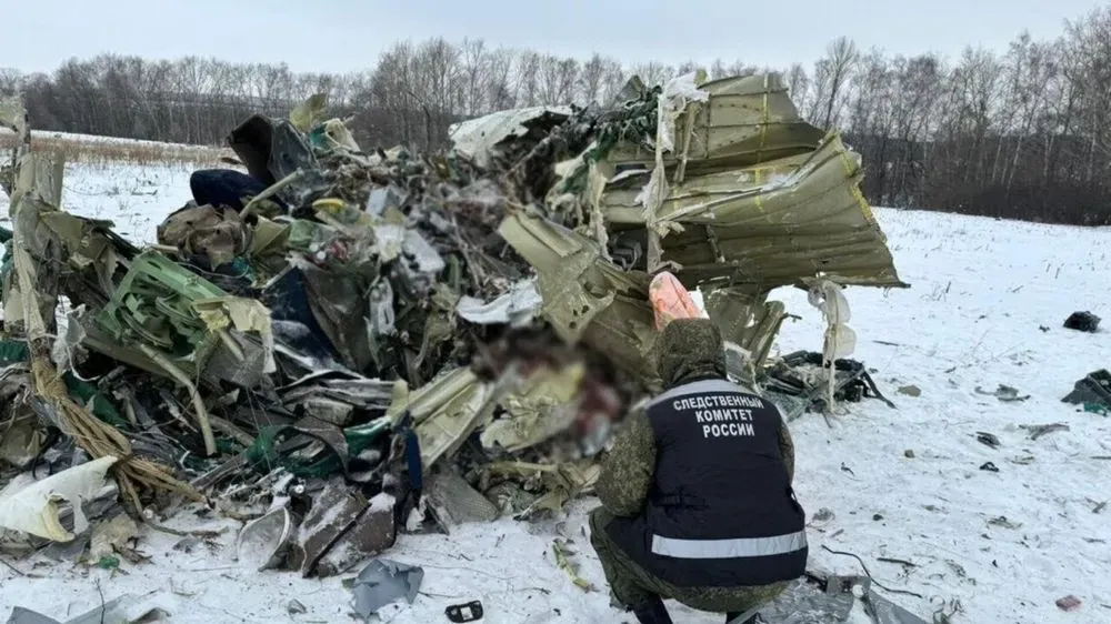 The crash of the Russian IL-76 aircraft: SBU opens proceedings