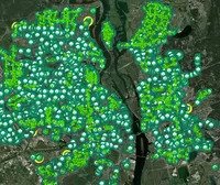 В Киеве "оцифровали" более 200 тысяч деревьев