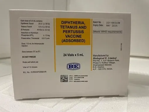 Україна отримала 350 тисяч доз вакцини проти дифтерії, кашлюку та правця - МОЗ