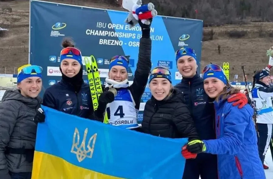 biathlon-ukrainian-khrystyna-dmytrenko-wins-bronze-at-the-continental-championship