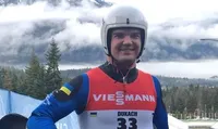 Антон Дукач установил национальный рекорд Украины на чемпионате мира по санному спорту