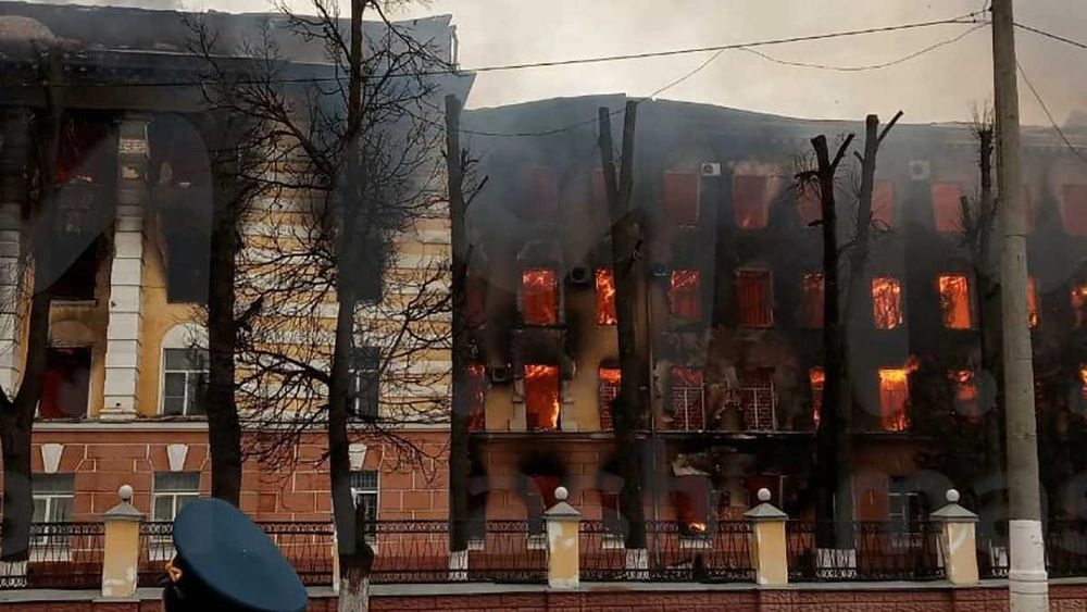 The number of arson attacks on military enlistment offices in Russia has doubled in six months - British intelligence