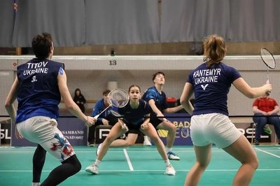 Ukrainian badminton players win silver and bronze in mixed doubles at tournament in Iceland