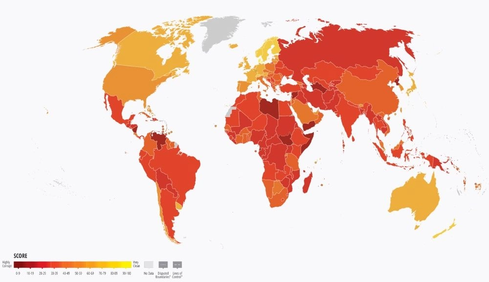 Ukraine has improved its position in the Corruption Perceptions Index: it received 36 points out of 100