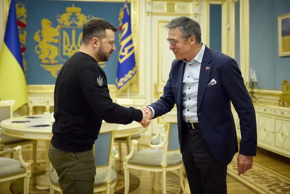 Establishment of an international working group on Ukraine's Euro-Atlantic integration: Zelenskyy meets with former NATO Secretary General Rasmussen