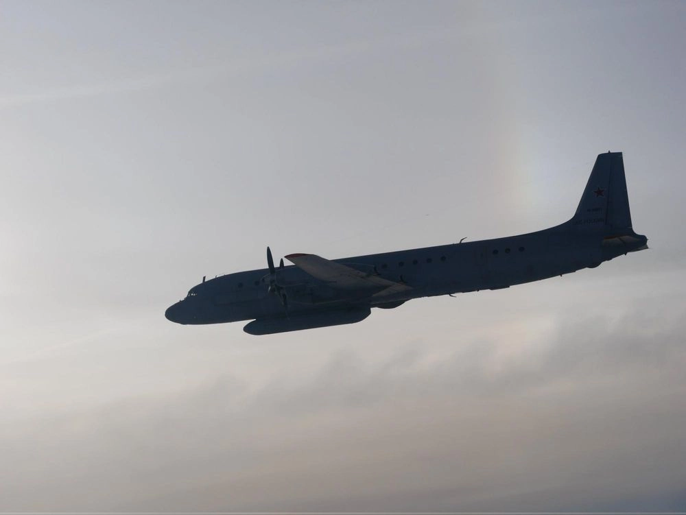Germany scrambles a fighter jet to intercept a Russian military plane