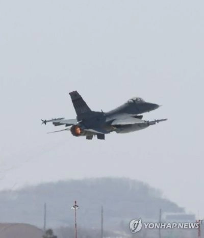 Американський винищувач F-16 розбився біля берегів Південної Кореї