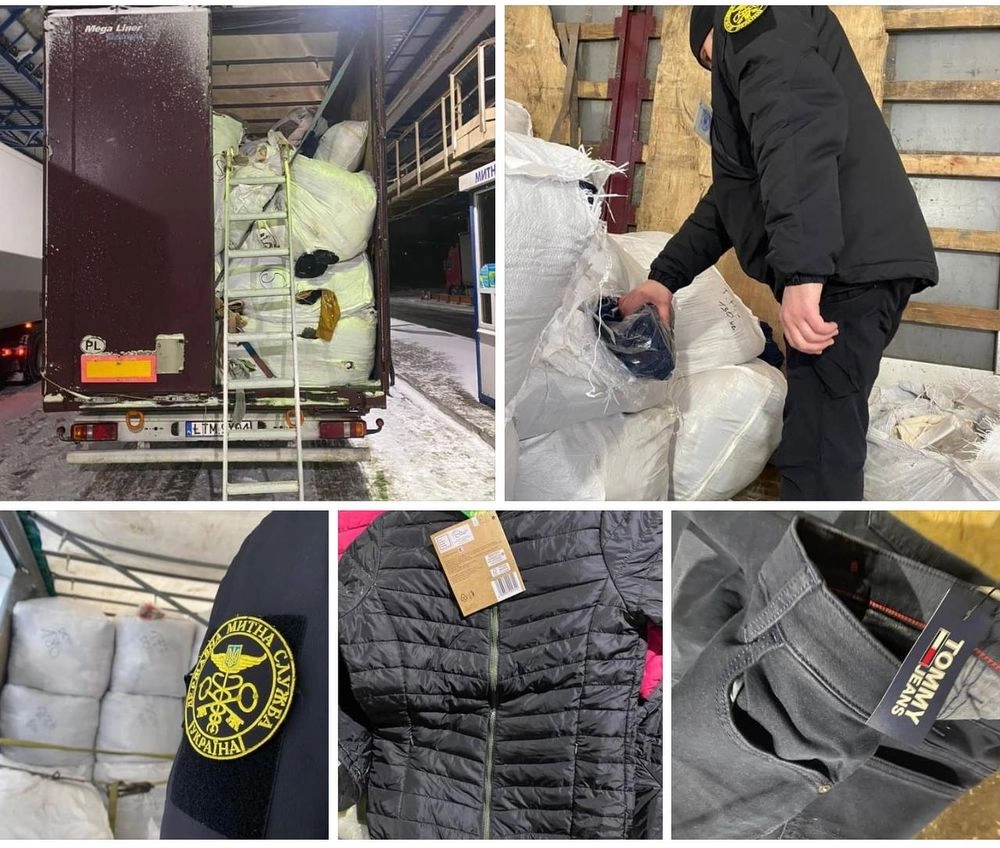 Driver tried to import branded clothes worth UAH 20 million from Poland under the guise of second-hand clothes