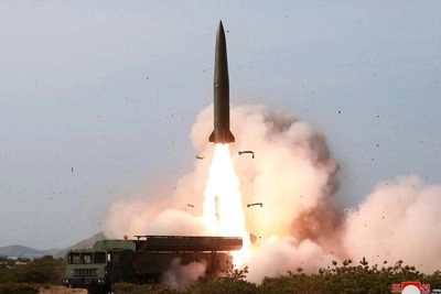 DPRK launches several cruise missiles from its west coast