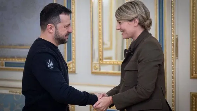 Зеленський прийняв голову МЗС Канади: обговорили безпекові гарантії для України Зеленський прийняв голову МЗС Канади: обговорили безпекові гарантії для України