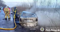 Skoda collides with a fuel truck in Poltava region and catches fire: passenger and driver killed