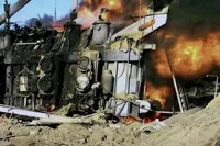 A substation caught fire in Kryvyi Rih due to an enemy attack