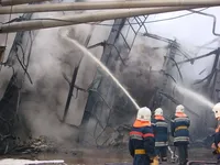 Footage of a drone attack on a Lukoil refinery in Volgograd in Russia has been posted online