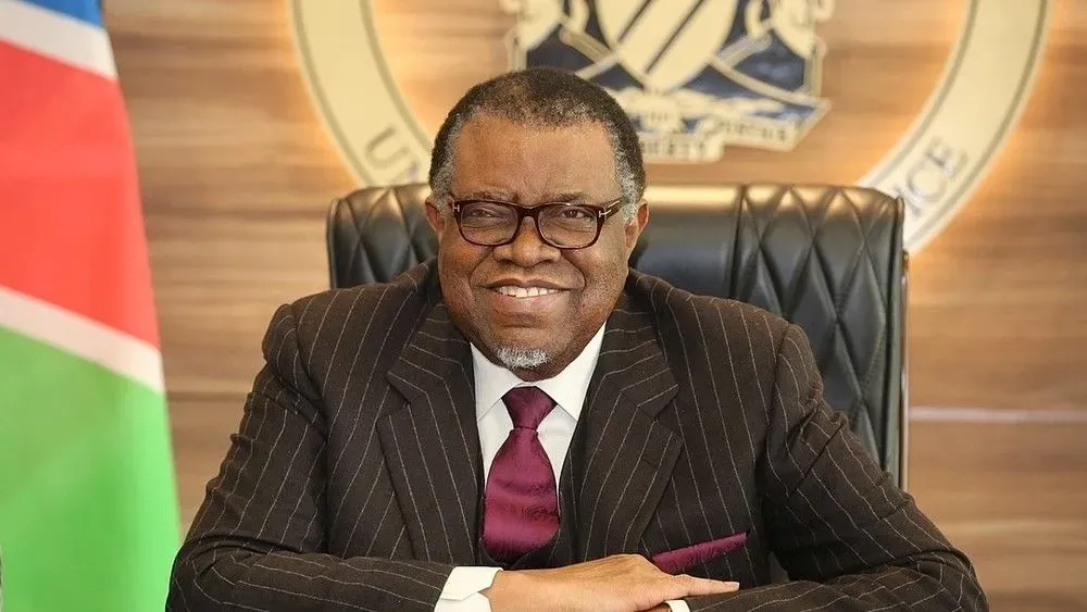 82-year-old president dies in Namibia