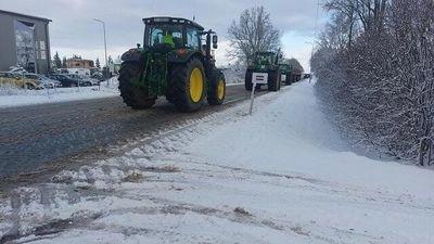 Farmers protest in Latvia: they demand an immediate ban on imports of products from Russia and Belarus