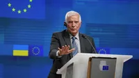 EU Foreign Policy Chief Josep Borrell arrives in Kyiv