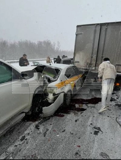About 30 cars collided, one victim: a large-scale road accident occurred in Russia